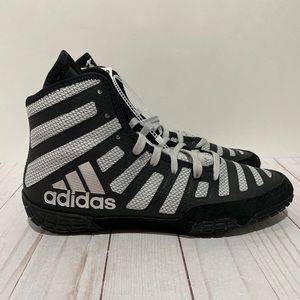 🔴SOLD🔴Adidas Adizero Varner 2 Wrestling Blk/Silv FW1013